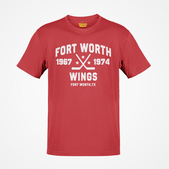 Fort Worth Wings Texas Central Hockey League 1967-1974 T-shirt
