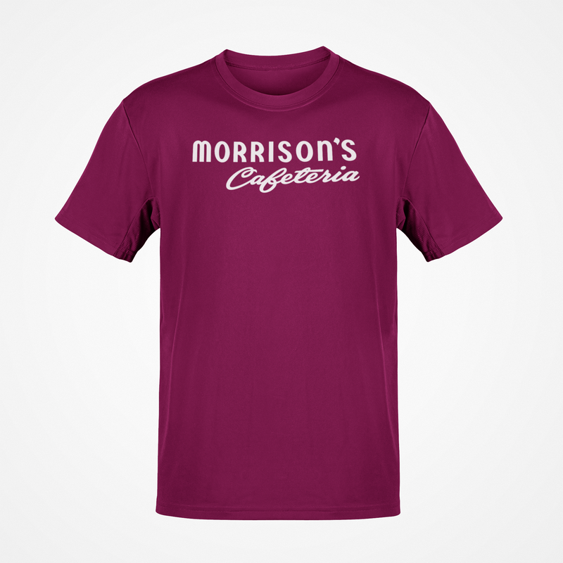 Load image into Gallery viewer, Morrison's Cafeteria T-Shirt - Restaurant Industry Bankrupt Logo Tee
