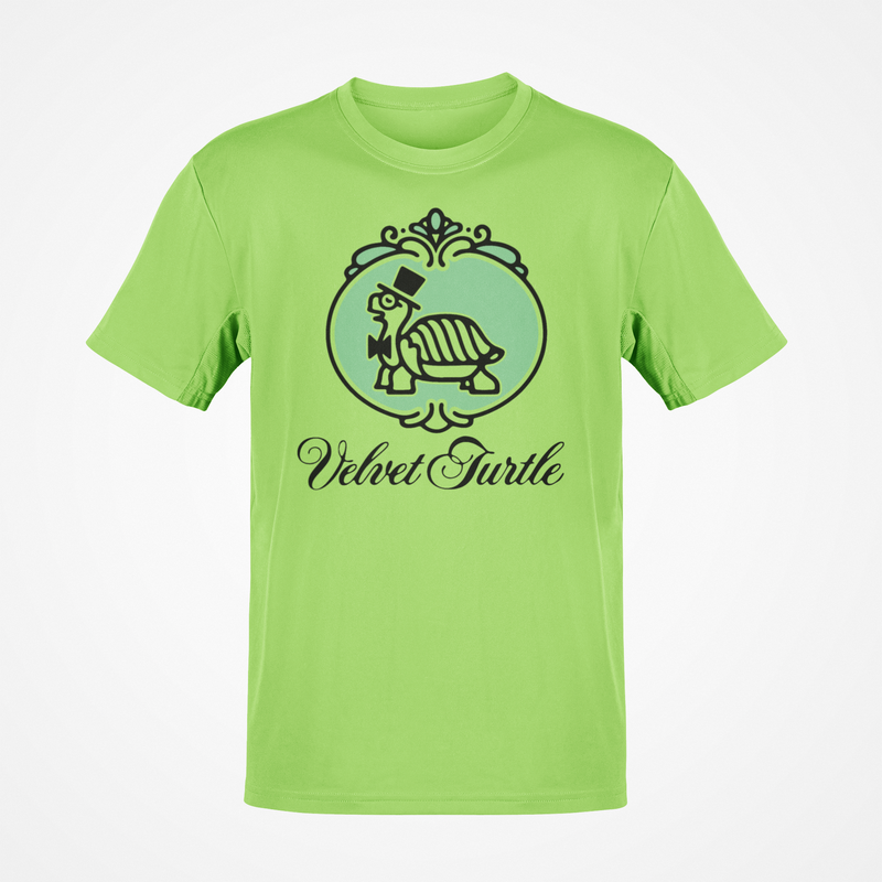 Load image into Gallery viewer, Velvet Turtle T-Shirt - Restaurant Industry Defunct Logo Tee
