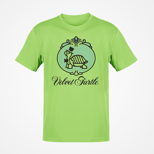 Velvet Turtle T-Shirt - Restaurant Industry Defunct Logo Tee