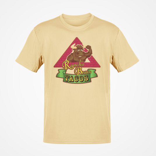 Rancho Bravo Tacos T-Shirt - Taco Restaurant Industry Defunct Tee