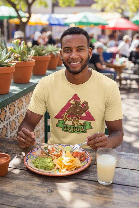 Rancho Bravo Tacos T-Shirt - Taco Restaurant Industry Defunct Tee