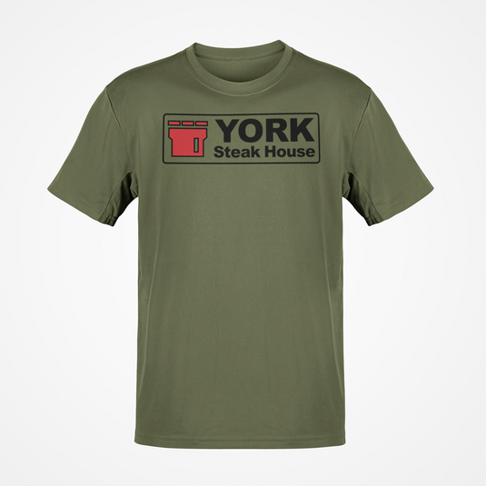 York Steak House T-Shirt - Steakhouse Industry Defunct Logo Tee