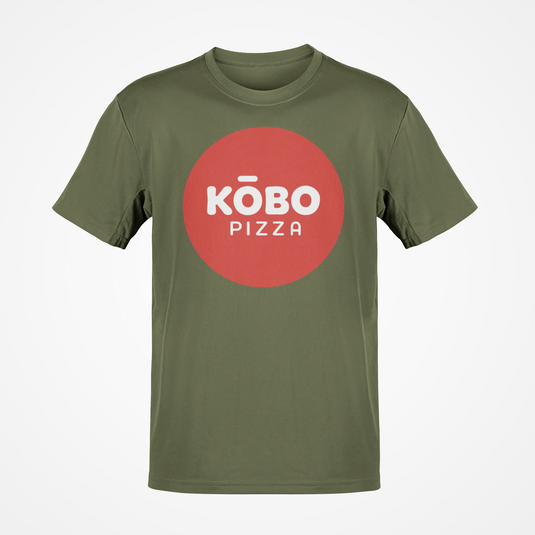 Kobo Pizza T-Shirt - Pizza Restaurant Industry Bankrupt Logo Tee