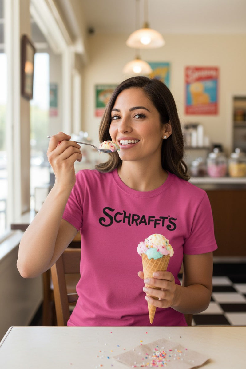 Load image into Gallery viewer, Schrafft's T-Shirt - Restaurant Industry Defunct Logo Tee
