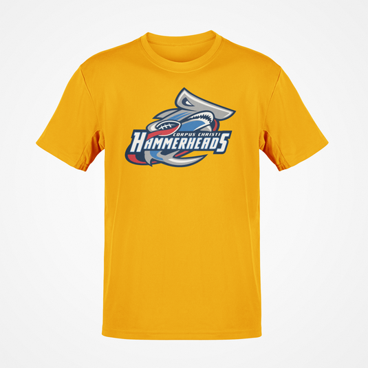 Corpus Christi Hammerheads T-Shirt - Indoor Football 2004-12 Defunct Tee