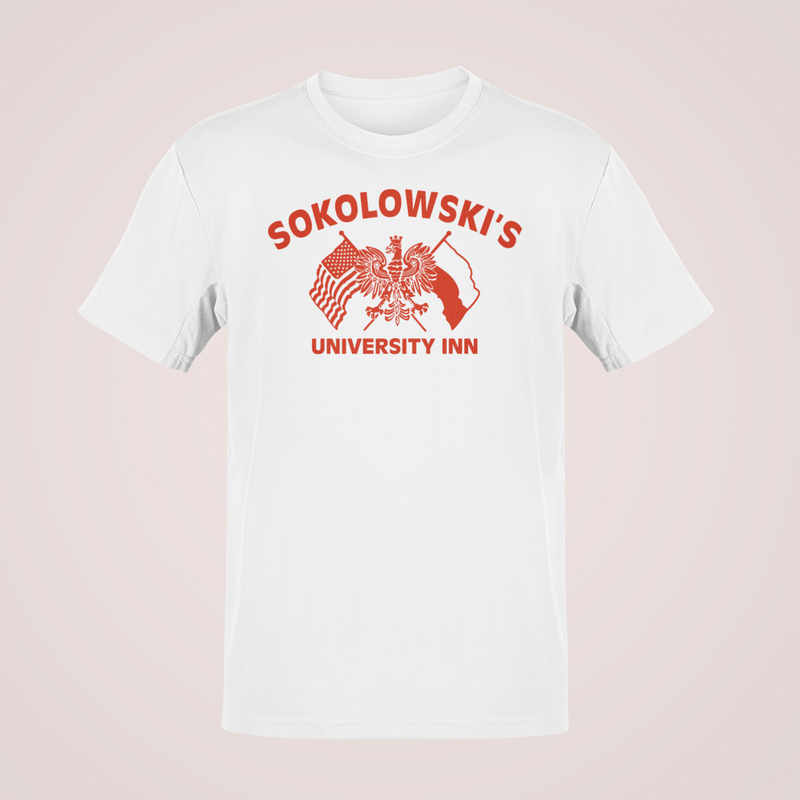 Load image into Gallery viewer, Sokolowski's University Inn T-Shirt - Restaurant Industry Defunct Tee
