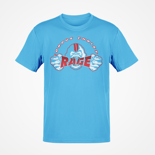 Corpus Christi Rage T-Shirt - Indoor Football 2017 Defunct Team Logo Tee
