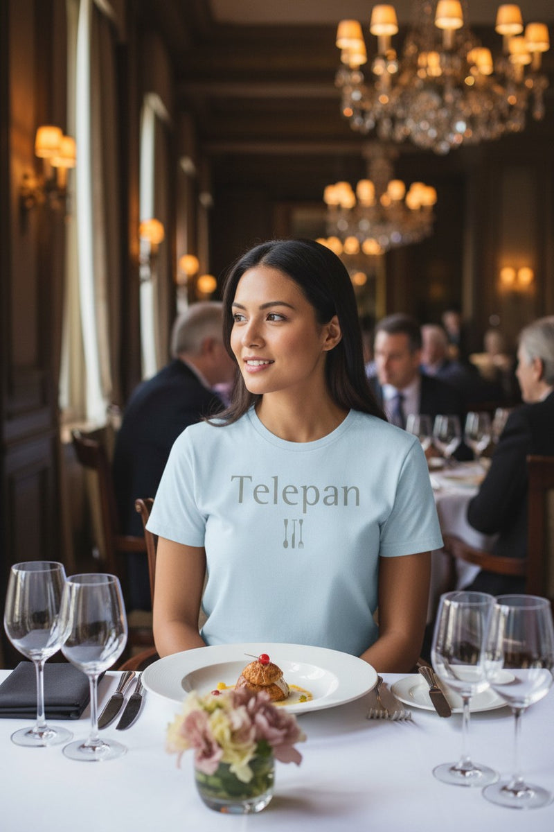 Load image into Gallery viewer, Telepan T-Shirt - Fine Dining Restaurant Industry Defunct Logo Tee
