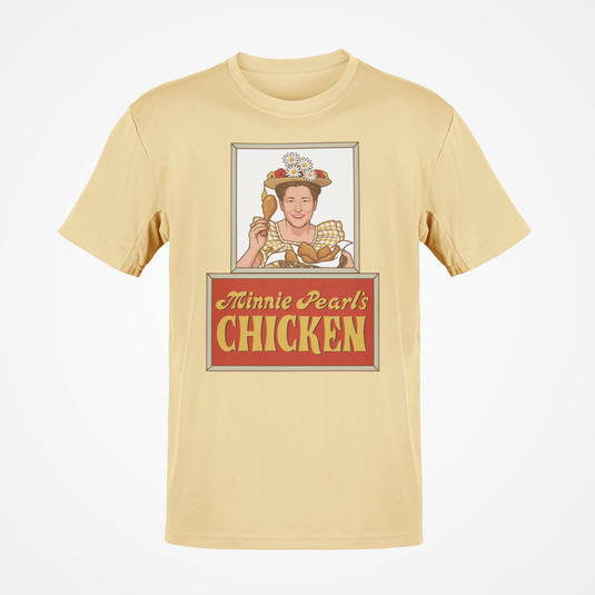 Minnie Pearl's Chicken T-Shirt - Fried Chicken Industry Defunct Tee
