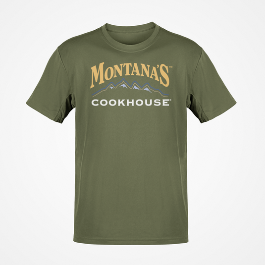 Montana's Cookhouse T-Shirt - Restaurant Industry Defunct Logo Tee