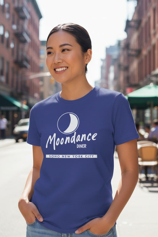 Moondance Diner T-Shirt - Restaurant Industry Defunct NYC Logo Tee