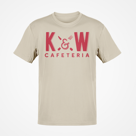 K&W Cafeteria T-Shirt - Restaurant Industry Bankrupt Logo Tee