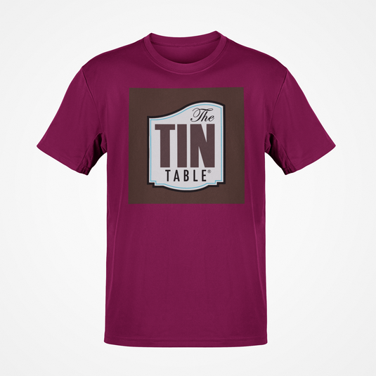 The Tin Table T-Shirt - Restaurant Industry Defunct Logo Tee