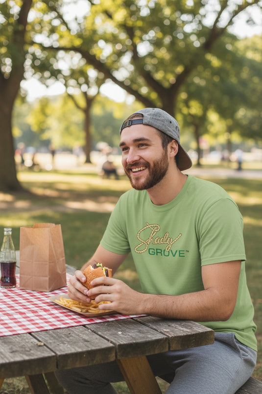 Shady Grove T-Shirt - Restaurant Industry Defunct Logo Tee