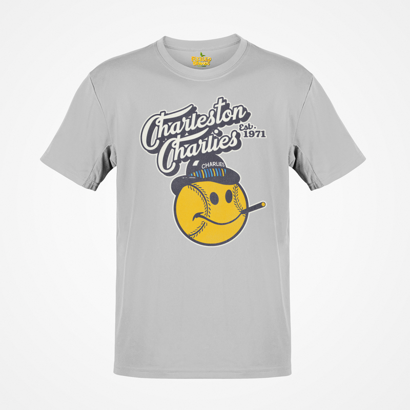 Load image into Gallery viewer, Charleston Charlies Est 1971 Nostalgic Retro Baseball Team T-shirt
