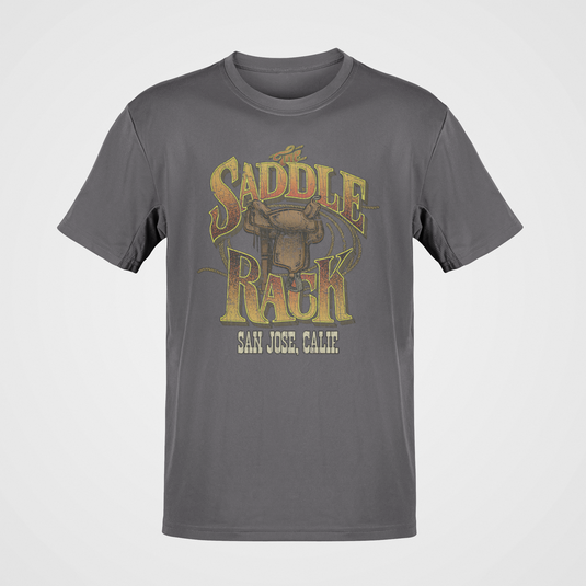 The Saddle Rack San Jose 1976 California Country Music Dancing Nightclub T-shirt