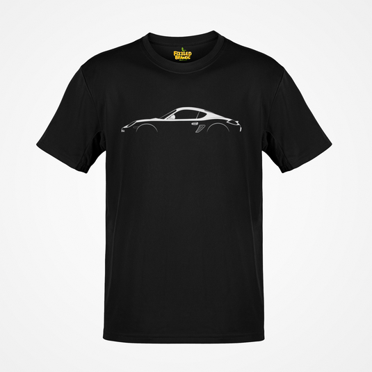 Porsche Cayman 987 Silhouette Car T-shirt