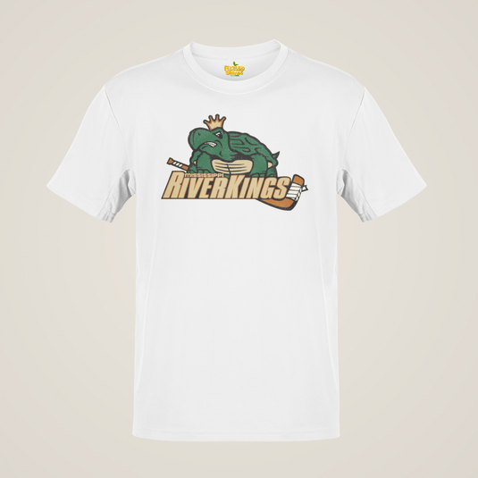 Mississippi Riverkings Hockey Team Nostalgic Logo T-shirt