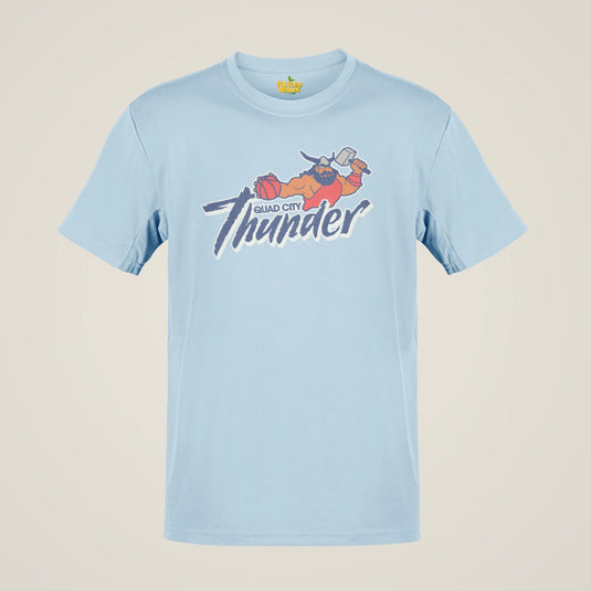 Quad City Thunder Basketball Team Nostalgic Retro T-shirt