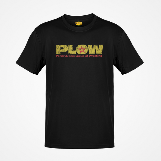 PLOW Pennsylvania Ladies Wrestling 1986 Distressed Print T-shirt