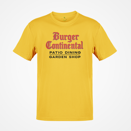 Burger Continental T-Shirt - Casual Dining Industry Defunct Logo Tee