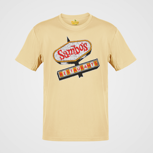 Sambos Restaurant California Sign Logo T-shirt