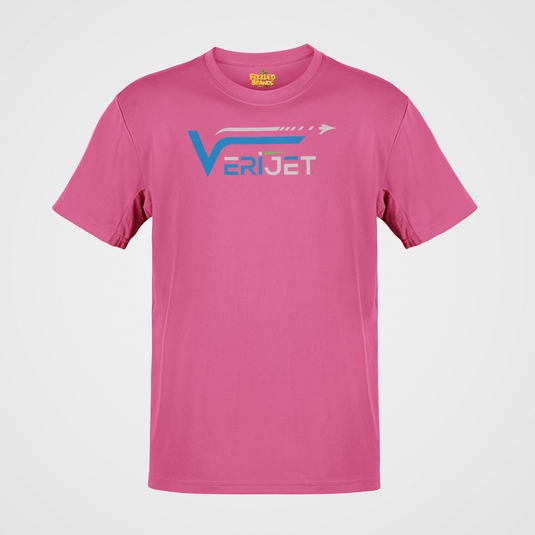 Verijet Private Jet Charter Logo T-Shirt Aviation
