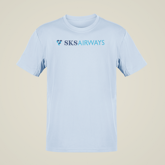 SKS Airways Turkish Airline Classic Logo T-Shirt Aviation