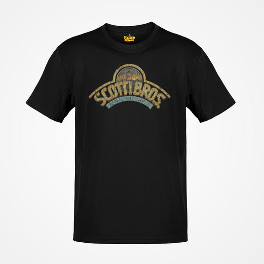 Scotti Brothers Records 1974 Store Distressed Print T-shirt