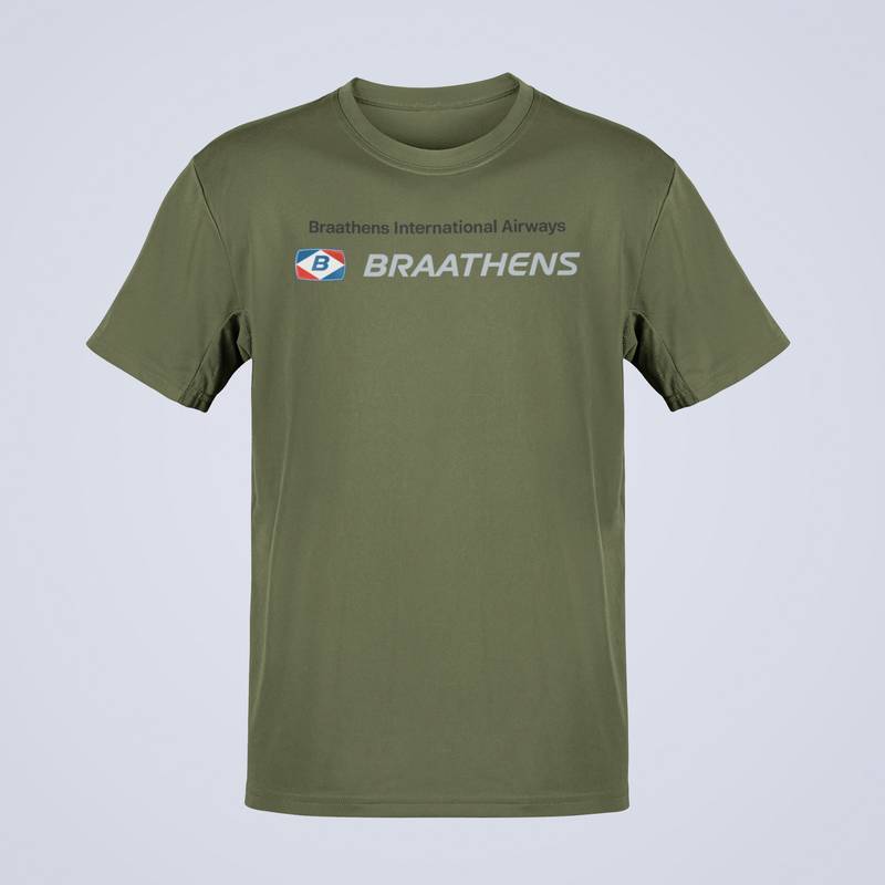 Load image into Gallery viewer, Braathens International Airways Classic Logo T-Shirt Aviation History
