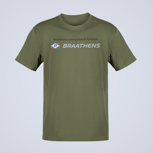 Braathens International Airways Classic Logo T-Shirt Aviation History