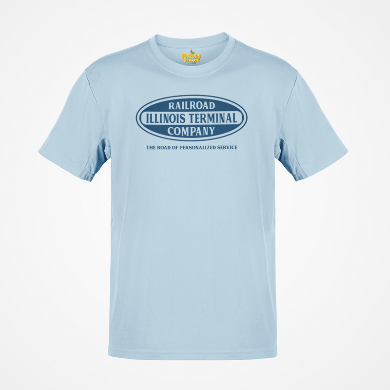 Load image into Gallery viewer, Illinois Terminal Personalized Service Railroad Logo Train T-Shirt
