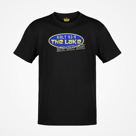 KRLT 93.9 The Lake T-Shirt - Radio Station Logo Tee - Rock Music