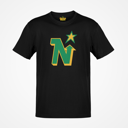 Minnesota North Stars Hockey 1991 Nostalgic Logo T-shirt