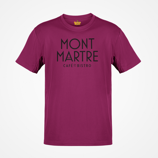 Café Montmartre T-Shirt - French Restaurant Industry Defunct Logo Tee