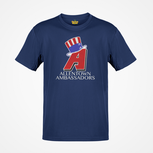 Allentown Ambassadors Nostalgic Retro Baseball Team T-shirt
