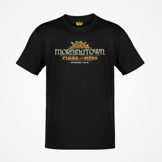 Morningtown Pizza Subs 1969 Restaurant Distressed Print T-shirt