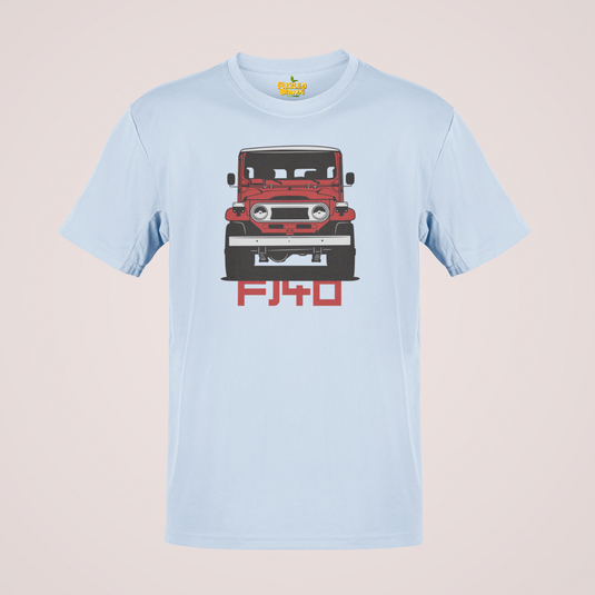 Toyota Land Cruiser FJ40 Red Car Single-sided T-shirt