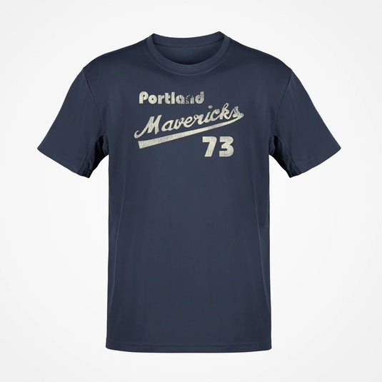 Portland Mavericks Distressed Logo Oregon Baseball T-shirt