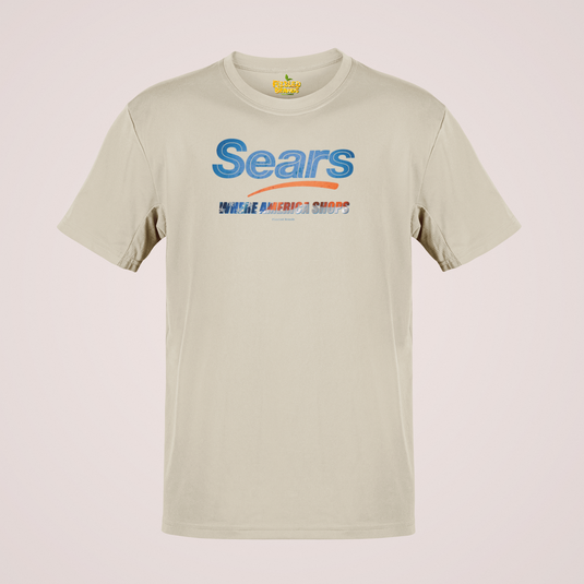 Sears Retail Store Where American Shops Nostalgic Logo T-shirt
