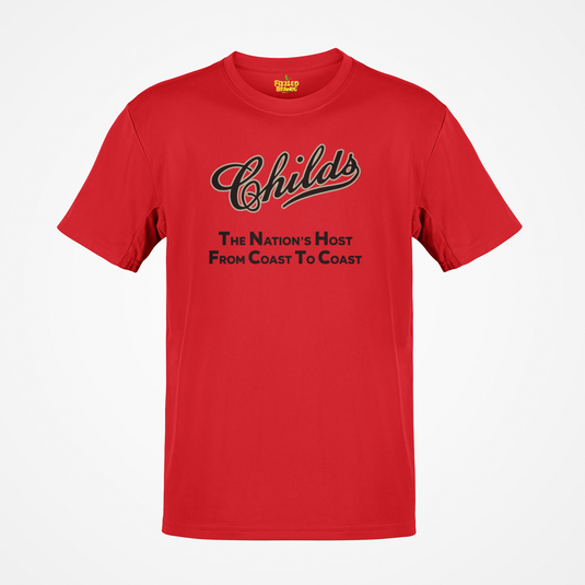 Childs Restaurants T-Shirt - American Casual Dining Industry Defunct Logo Tee