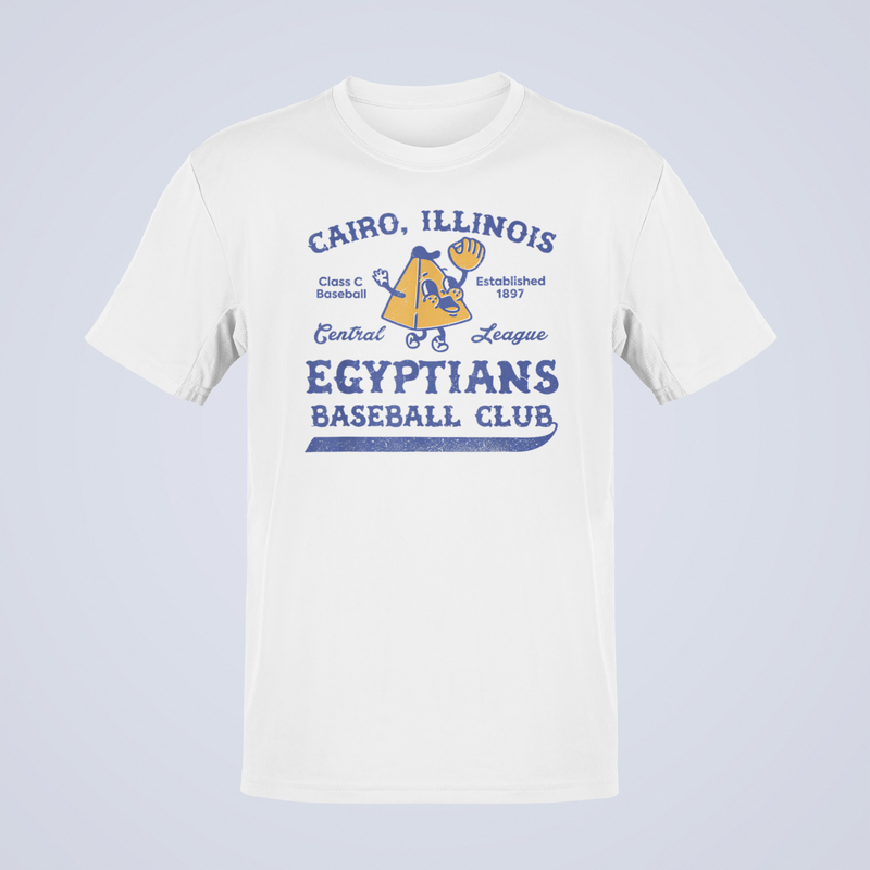 Load image into Gallery viewer, Cairo Egyptians Illinois Nostalgic Retro Baseball T-shirt
