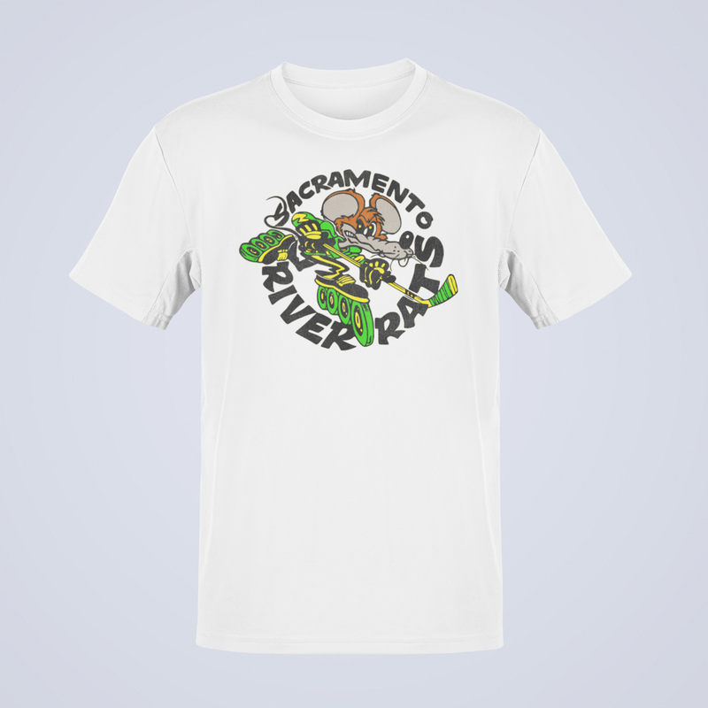 Load image into Gallery viewer, Sacramento River Rats Roller Hockey Nostalgic Logo T-shir
