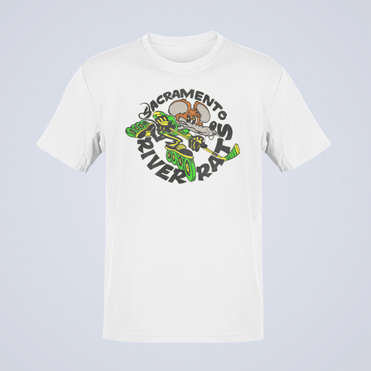 Sacramento River Rats Roller Hockey Nostalgic Logo T-shir