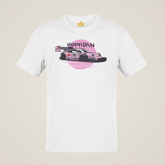 Pink Hoonipigasus Hoonigan Pikes Peak Race Car T-shirt