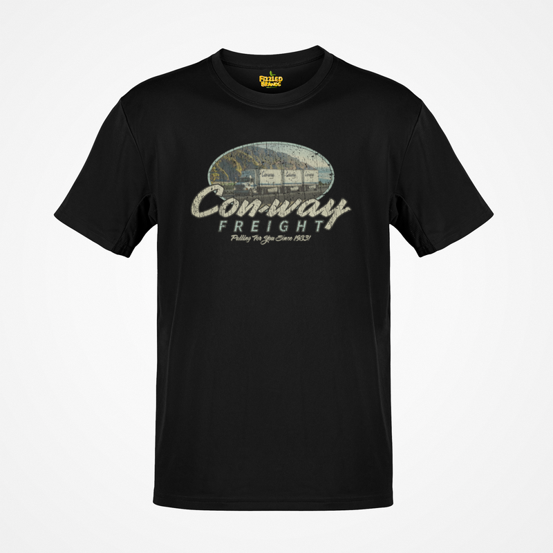 Load image into Gallery viewer, Conway Freight 1983 Trucking Distressed Print T-shirt
