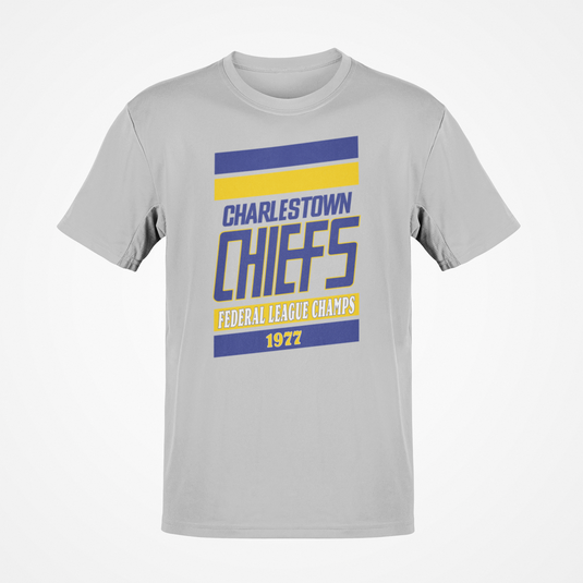Charlestown Chiefs Slap Shot 1977 Hockey Nostalgic T-shir