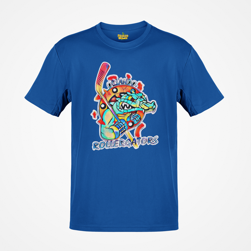 Load image into Gallery viewer, Orlando Rollergators Florida Roller Hockey Team T-shirt
