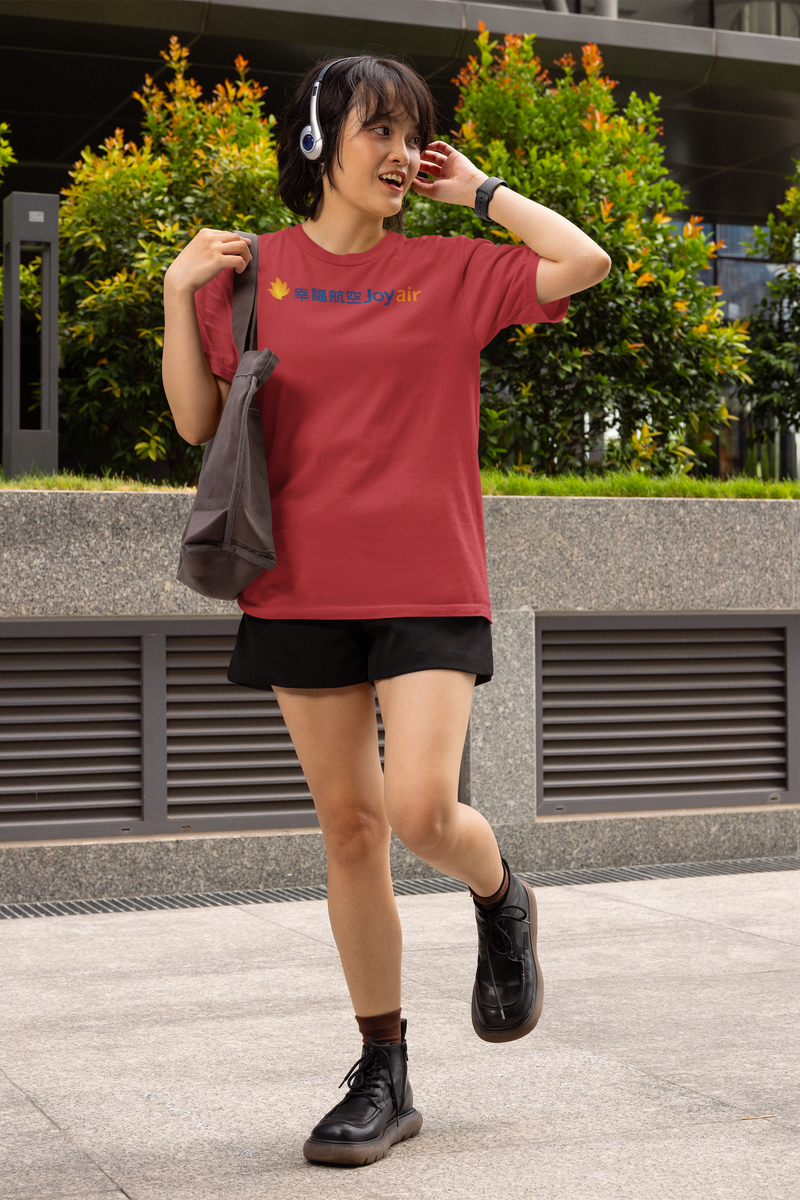 Load image into Gallery viewer, Joy Air Chinese Airlines Vintage Logo T-Shirt Aviation
